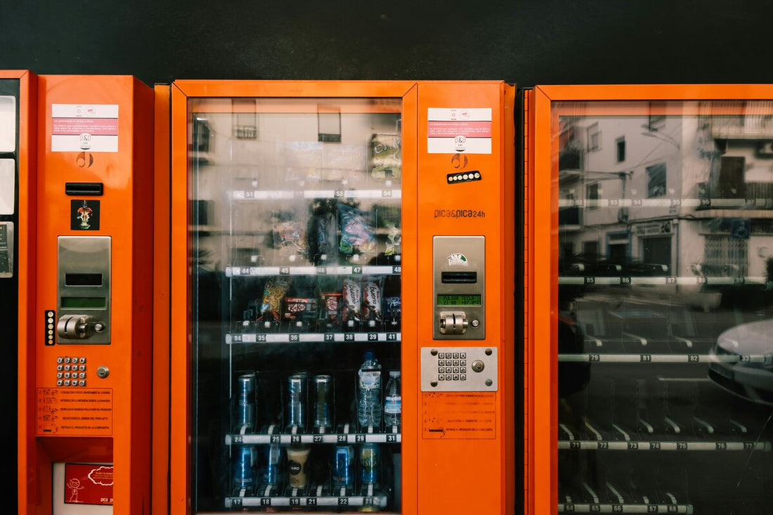 Vending machines on the street