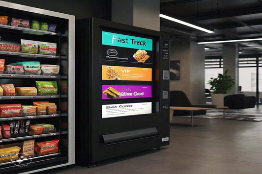 A vending machine placed in a public place